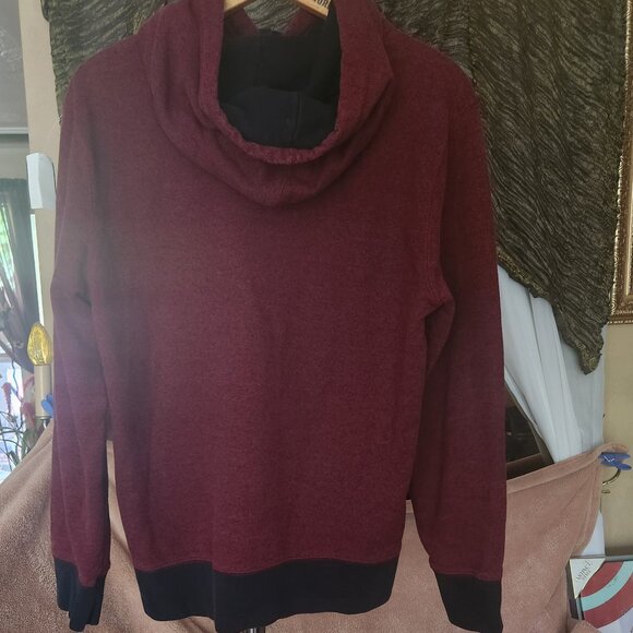 J24  Roots SuperThick & Heavy Hoodie - Rare Colour Combo Cotton/Poly Blend Sz L - Picture 4 of 6